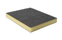 Schleifmatte grau, 120 x 97 x 12 mm, Körnung 60, 100, 180